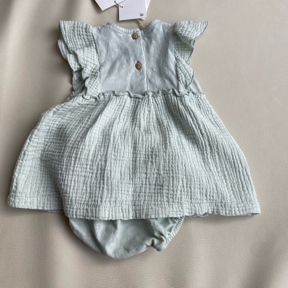 Zara baby Dress With bloomers 1-3 month & 3-6 months - Picture 9 of 11